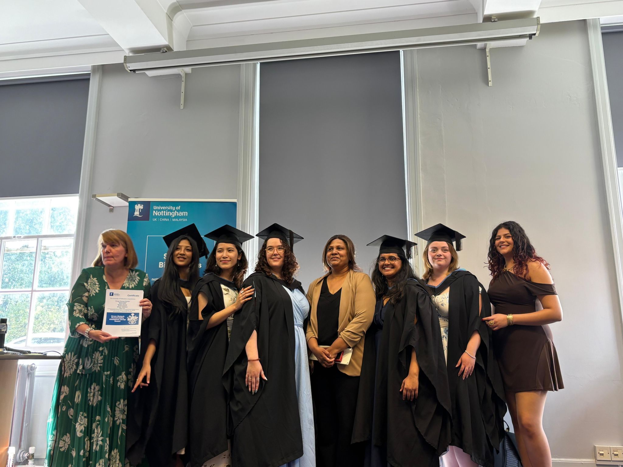 2025 BioGreen team graduation and award